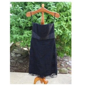 White House Black Market Lacy Black Two-Piece